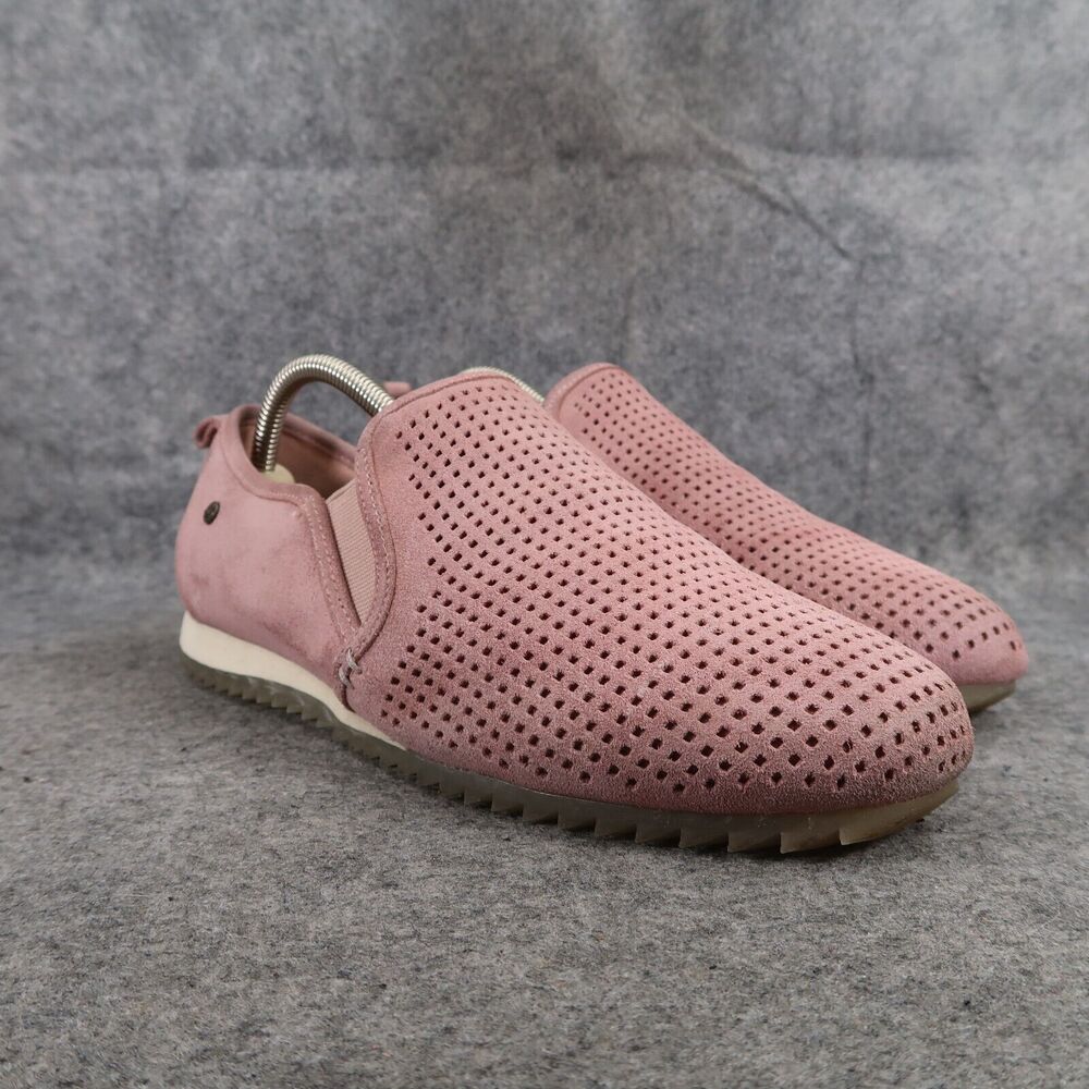 Bearpaw Shoes Womens 9 Sneakers Slip On Suede Valencia Casual Lifestyle Pink